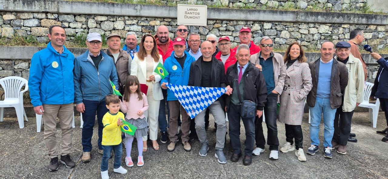 Praça Santos Dumont é inaugurada na cidade de Lauria na Itália